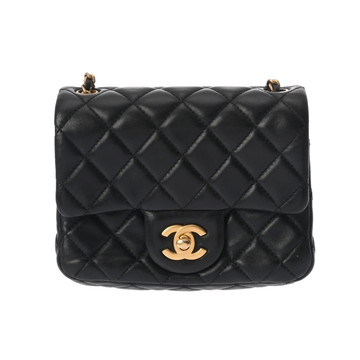 シャネル マトラッセ ミニフラップバッグ ブラック AS1786 ラムスキン レディース バッグ 【中古】【bag】