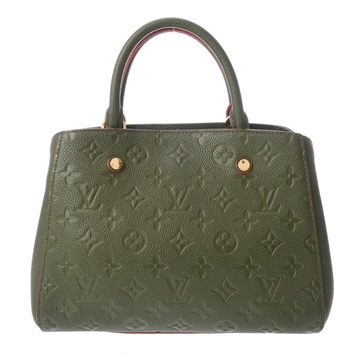 ルイ ヴィトン モノグラムアンプラント モンテーニュBB 2WAY カーキファンゴ モノグラムアンプラント レディース バッグ 【中古】【bag】