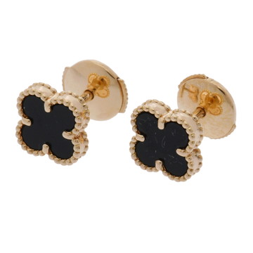 ヴァン クリーフ&アーペル スウィートアルハンブラ ピアス ゴールド K18イエローゴールド YG レディース ジュエリー 【中古】【jewelry】