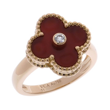 ヴァン クリーフ&アーペル ヴィンテージアルハンブラ リング #51 ゴールド K18イエローゴールド YG レディース ジュエリー 【中古】【jewelry】