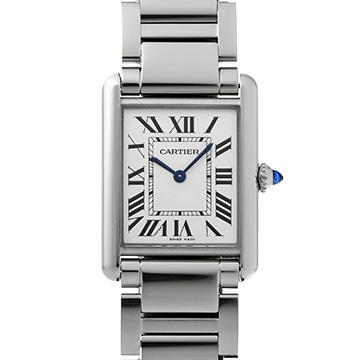 カルティエ タンク マスト ドゥ カルティエ ウォッチ WSTA0106 シルバー メンズ 時計 【中古】【wristwatch】