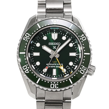 セイコー プロスペックス ダイバースキューバ 1968 メカニカルダイバーズ 現代デザイン GMT SBEJ009 グリーン メンズ 時計 【中古】【wristwatch】