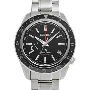 グランドセイコー スポーツコレクション スプリングドライブ GMT SBGE001 ブラック メンズ 時計 【中古】【wristwatch】