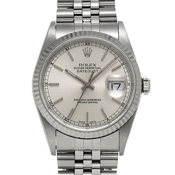 ロレックス デイトジャスト 16234 シルバー メンズ 時計 【中古】【wristwatch】