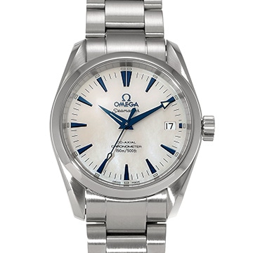 オメガ シーマスター アクアテラ コーアクシャル 2504.70 ホワイトシェル ユニセックス 時計 【中古】【wristwatch】