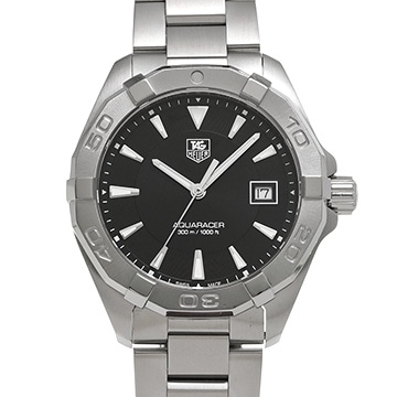 タグ ホイヤー アクアレーサー クォーツ WAY1110.BA0928 ブラック メンズ 時計 【中古】【wristwatch】