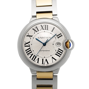 カルティエ バロンブルー LM W69009Z3 シルバー メンズ 時計 【中古】【wristwatch】