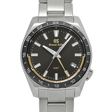 グランドセイコー スポーツコレクション クォーツ GMT 140th SBGN023 ブラック メンズ 時計 【中古】【wristwatch】