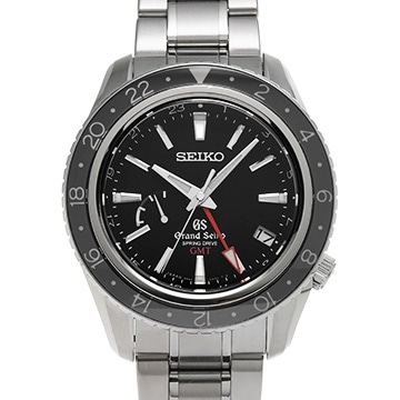 グランドセイコー スポーツコレクション スプリングドライブ GMT SBGE001 ブラック メンズ 時計 【中古】【wristwatch】