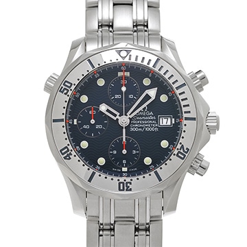 オメガ シーマスター プロフェッショナル 300 クロノグラフ 2598.80 ブルー メンズ 時計 【中古】【wristwatch】