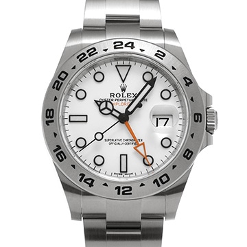 ロレックス エクスプローラーII 216570 ホワイト メンズ 時計 【中古】【wristwatch】