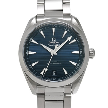 オメガ シーマスター アクアテラ コーアクシャル 220.10.41.21.03.004 ブルー メンズ 時計 【中古】【wristwatch】