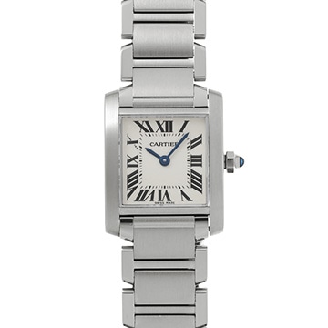 カルティエ タンクフランセーズ SM　 W51008Q3 シルバー レディース 時計 【中古】【wristwatch】