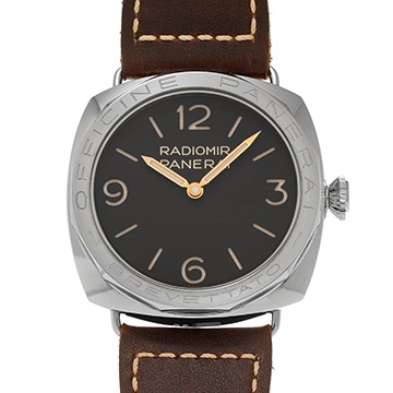 パネライ ラジオミール 3デイズ アッチャイオ PAM00685 ブラック メンズ 時計 【中古】【wristwatch】