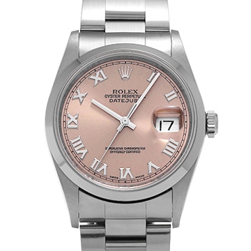 ロレックス デイトジャスト 16200 ピンク メンズ 時計 【中古】【wristwatch】