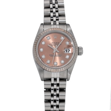 ロレックス デイトジャスト 79174G ピンク/ダイヤモンド レディース 時計 【中古】【wristwatch】