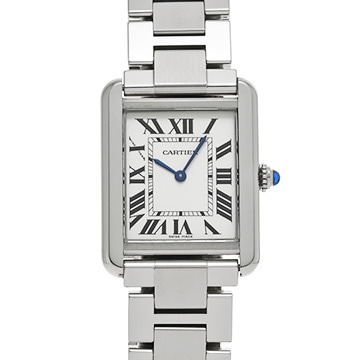 カルティエ タンク ソロ SM W5200013 シルバー レディース 時計 【中古】【wristwatch】