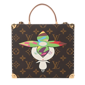 ルイ ヴィトン モノグラム LV×村上隆 ジュエリーボックス 世界200個限定 オニオンヘッド ブラウン M92476 モノグラムキャンバス ユニセックス バッグ 【中古】【bag】