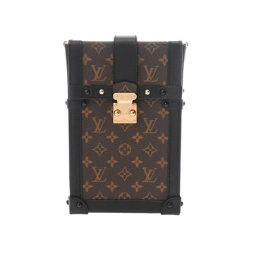 ルイ ヴィトン モノグラム ポシェットトランクヴェルティカル ブラウン/ブラック M63913 モノグラムキャンバス レディース バッグ 【中古】【bag】