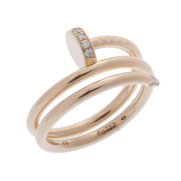 カルティエ ジュストアンクル リング ダブル SM #49 ゴールド B4211849 K18イエローゴールド YG レディース ジュエリー 【中古】【jewelry】