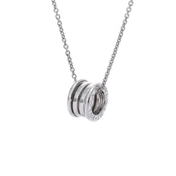 ブルガリ B-ZERO1 ネックレス シルバー K18ホワイトゴールド WG レディース ジュエリー 【中古】【jewelry】