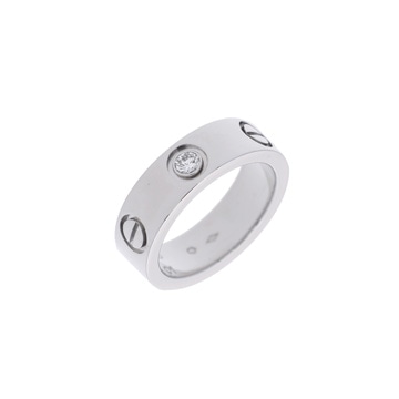 カルティエ ラブリング #48 1PD シルバー Pt950プラチナ レディース ジュエリー 【中古】【jewelry】