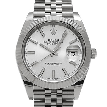 ロレックス デイトジャスト 41 126334 シルバー メンズ 時計 【中古】【wristwatch】