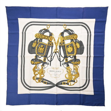 エルメス カレ 90 BRIDES DE GALA マルチカラー シルク100％ レディース 【中古】【other】