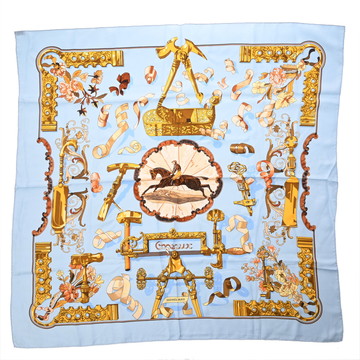 エルメス カレ90 COGEAUX マルチカラー シルク100％ レディース 【中古】【other】