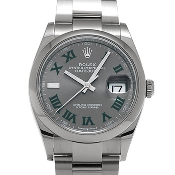 ロレックス デイトジャスト 36 126200 スレート メンズ 時計 【中古】【wristwatch】