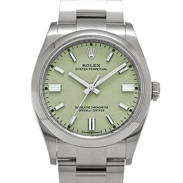 ロレックス オイスターパーペチュアル 36 126000 ピスタチオ メンズ 時計 【新品】【wristwatch】