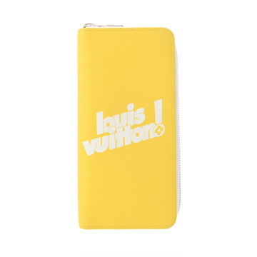 ルイ ヴィトン ジッピーウォレット ヴェルティカル エヴリデイLV ジョーヌ M80852 トリヨンレザー メンズ 財布 【中古】【purse】