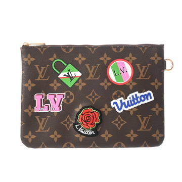 ルイ ヴィトン モノグラム シティポーチ パッチーズコレクション ブラウン M63447 モノグラムキャンバス ユニセックス 【中古】【bag】