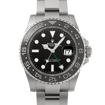 ロレックス GMTマスターII 116710LN ブラック メンズ 時計 【中古】【wristwatch】