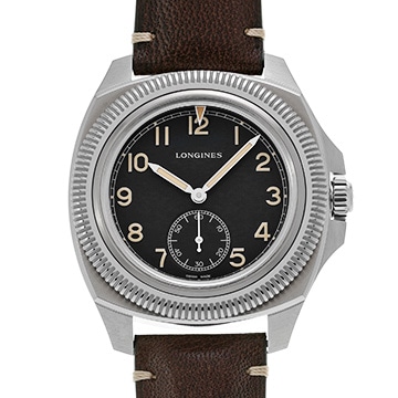 ロンジン パイロット マジェテック L2.838.4.53.9 グレー メンズ 時計 【中古】【wristwatch】