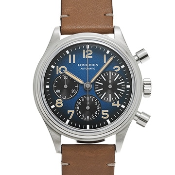 ロンジン アヴィゲーション ビッグアイ L2.816.1.93.2 ペトローリアム メンズ 時計 【中古】【wristwatch】