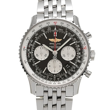 ブライトリング ナビタイマー 01 AB012012/BB01 ブラック/シルバー メンズ 時計 【中古】【wristwatch】