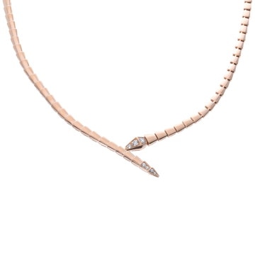 ブルガリ セルペンティヴァイパー ネックレス #m ゴールド 357863 K18ピンクゴールド PG レディース ジュエリー 【中古】【jewelry】