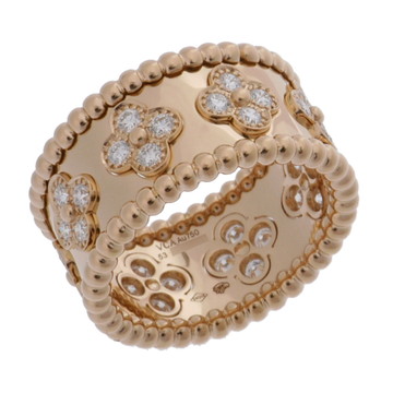 ヴァン クリーフ&アーペル ペルレクローバー リング ミディアム #53 ゴールド K18イエローゴールド YG レディース ジュエリー 【中古】【jewelry】