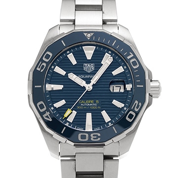タグ ホイヤー アクアレーサー キャリバー5 WAY201B.BA0927 ブルー メンズ 時計 【中古】【wristwatch】