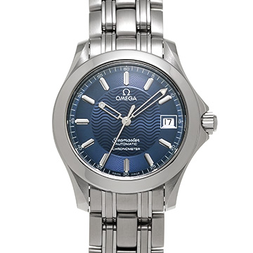 オメガ シーマスター 120 2501.81 ブルー メンズ 時計 【中古】【wristwatch】