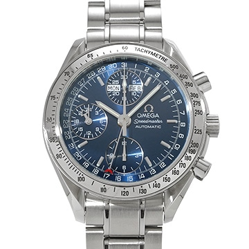 オメガ スピードマスター トリプルカレンダー 3523.80 ブルー メンズ 時計 【中古】【wristwatch】