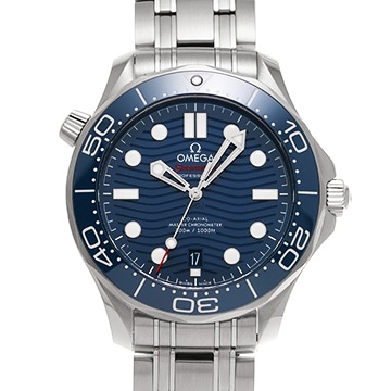 オメガ シーマスター ダイバー300 コーアクシャル マスタークロノメーター 210.30.42.20.03.001 ブルー メンズ 時計 【中古】【wristwatch】