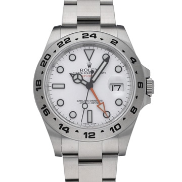 ロレックス エクスプローラーII 216570 ホワイト メンズ 時計 【中古】【wristwatch】