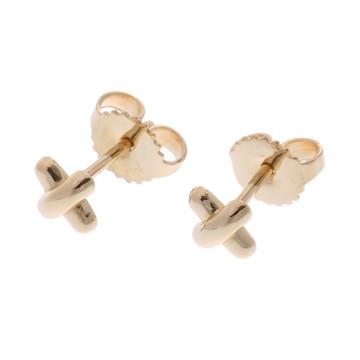 ティファニー シグネチャー ピアス ゴールド K18イエローゴールド YG レディース ジュエリー 【中古】【jewelry】