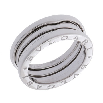 ブルガリ B-ZERO1 リング #55 シルバー K18ホワイトゴールド WG レディース ジュエリー 【中古】【jewelry】