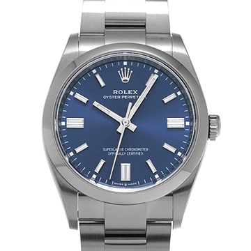 ロレックス オイスターパーペチュアル 36 126000 ブルー メンズ 時計 【中古】【wristwatch】
