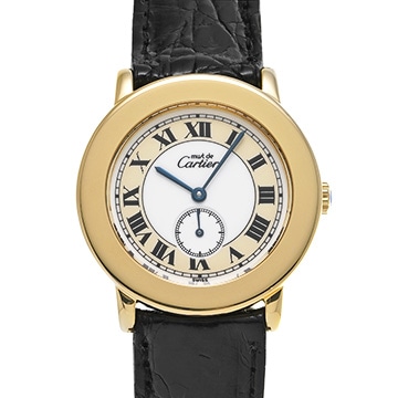 カルティエ マスト ロンド 1810 1 ホワイト レディース 時計 【中古】【wristwatch】