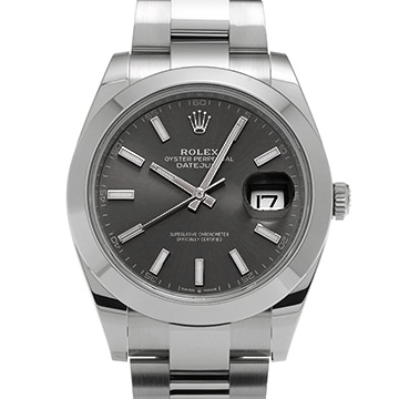 ロレックス デイトジャスト 41 126300 スレート メンズ 時計 【中古】【wristwatch】