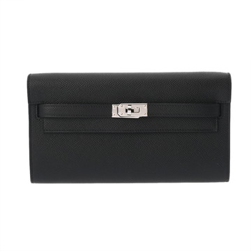 エルメス ケリーウォレット ロングトゥーゴー ブラック ヴォーエプソン レディース 財布 【未使用】【purse】